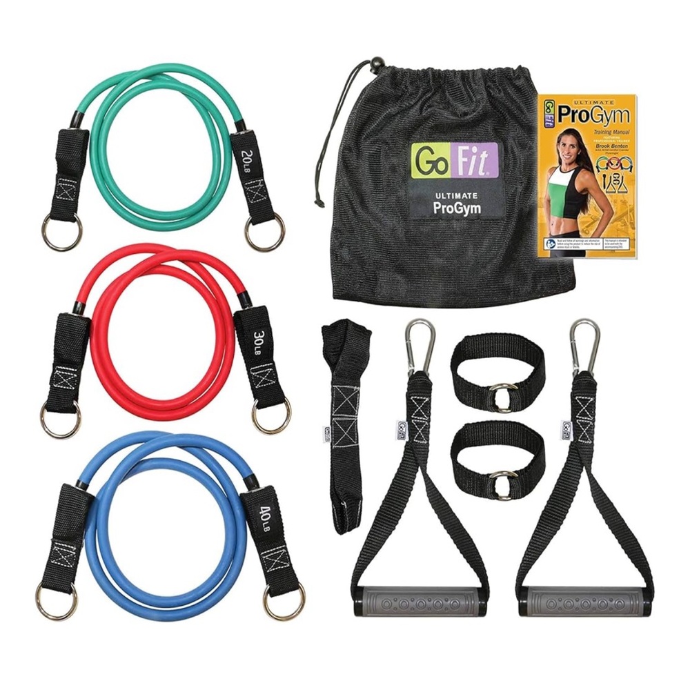 GoFit Ultimate ProGym in a Bag- Portable Fitness Equipment, Multicolored, Unisex